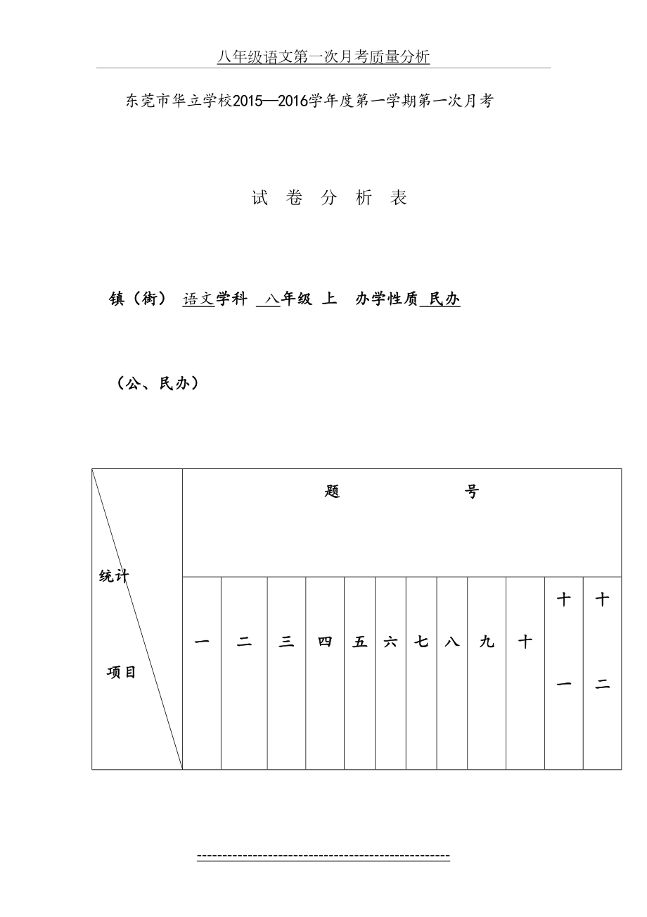 八年级语文第一次月考质量分析.docx_第2页