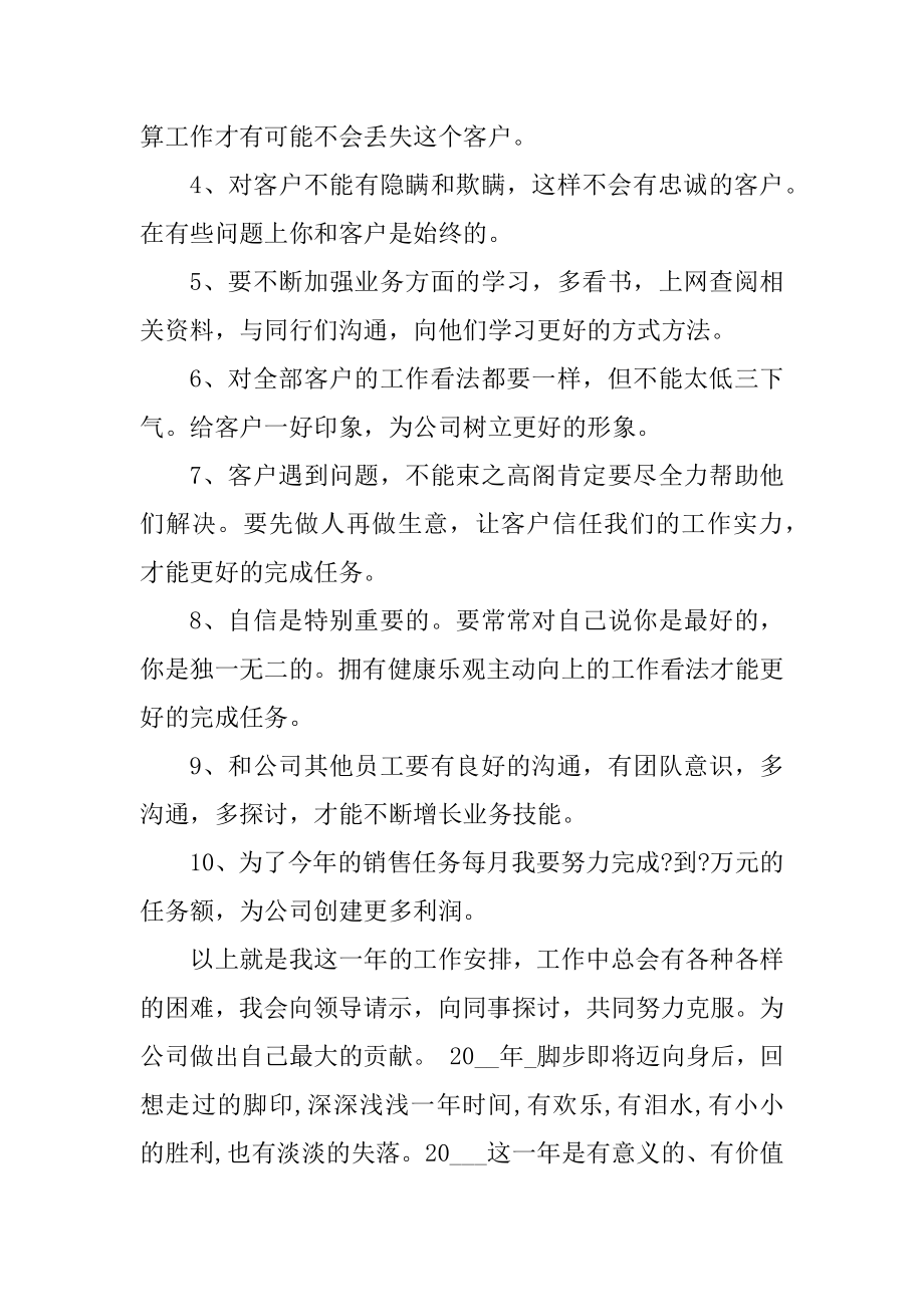 销售员个人工作总结及工作计划范例.docx_第2页