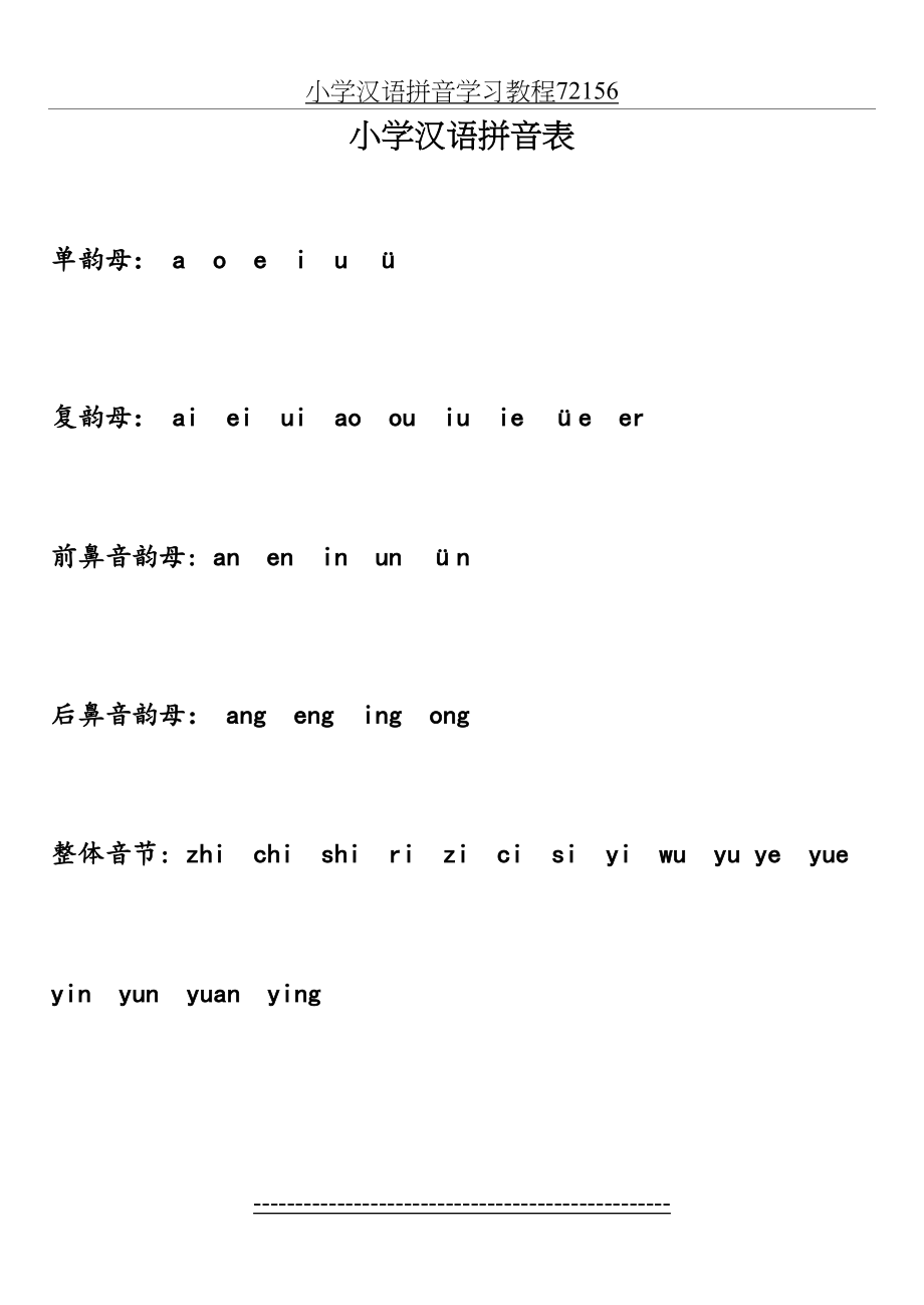 小学汉语拼音学习教程72156.doc_第2页