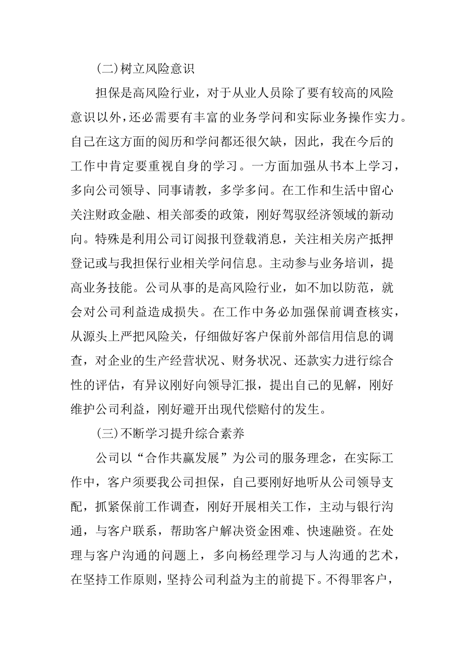 担保公司工作总结报告最新版精选.docx_第2页