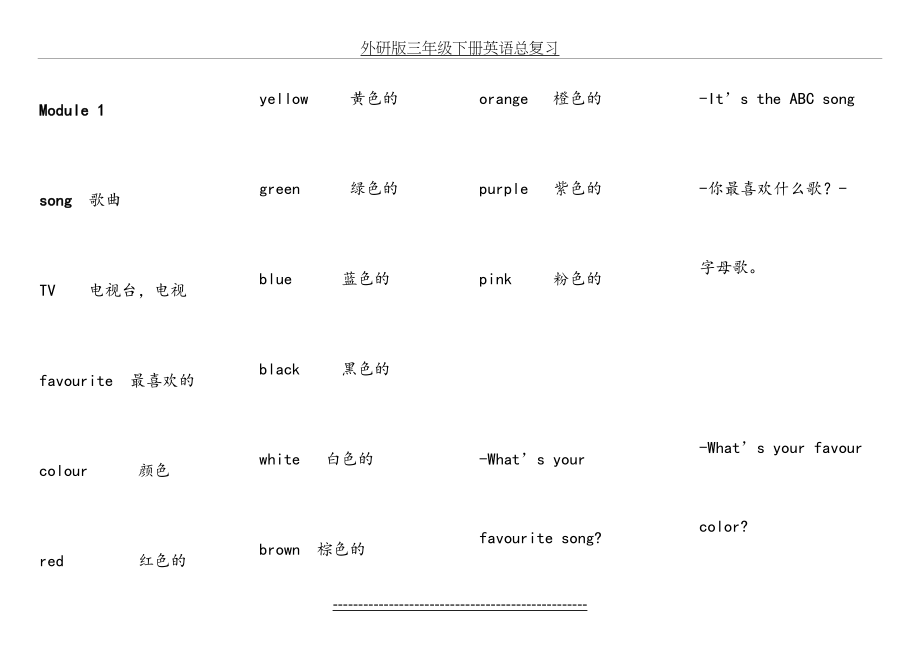 外研版三年级下册英语总复习.docx_第2页