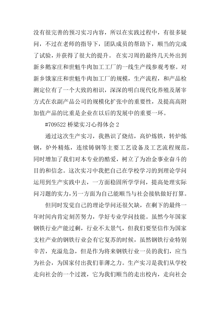 桥梁实习心得体会范例.docx_第2页