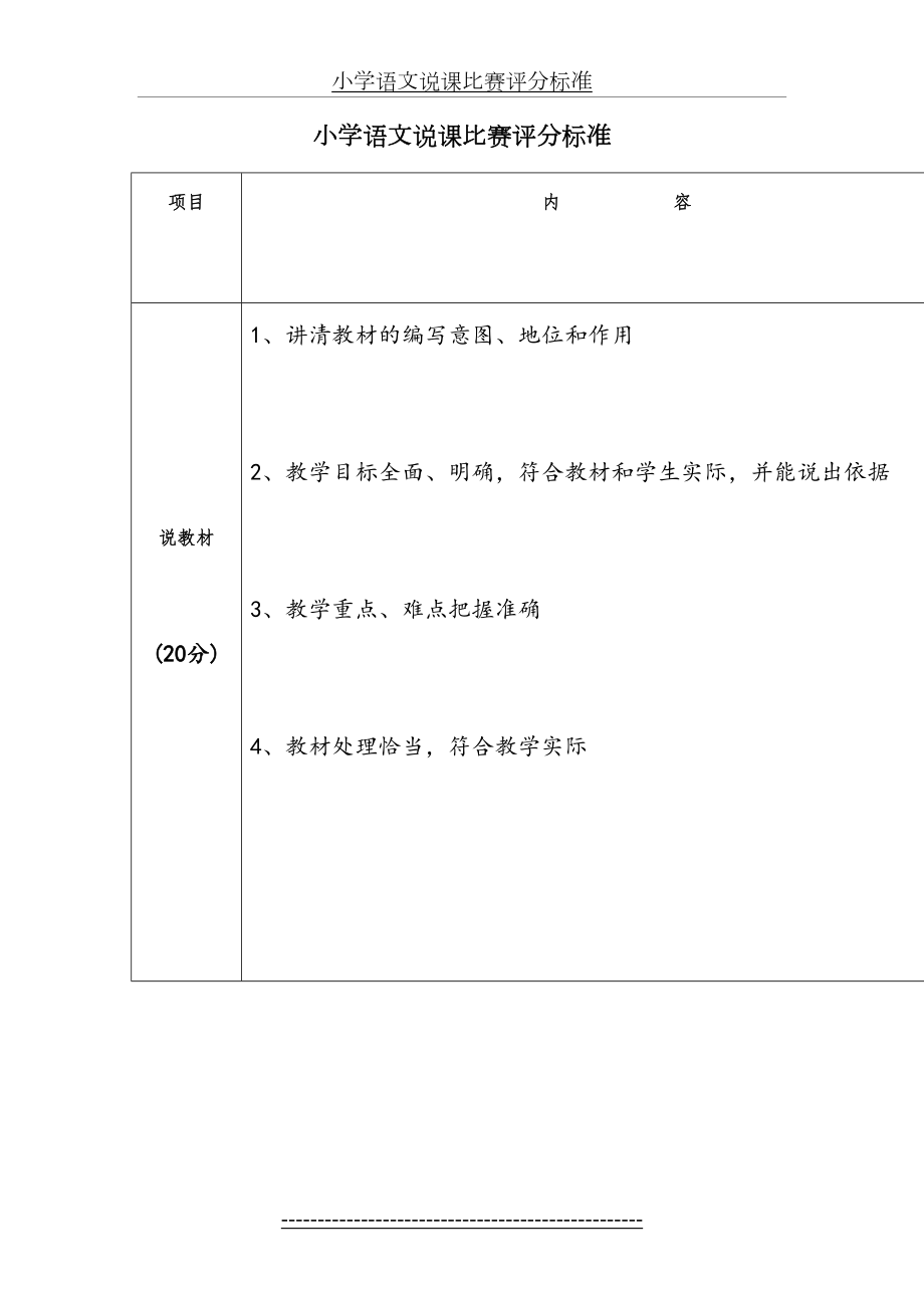 小学语文说课比赛评分标准.doc_第2页