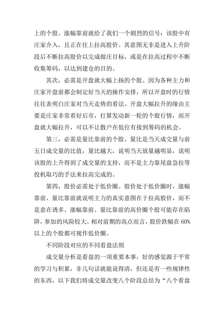 开盘前几分钟捕捉到当天黑马范例.docx_第2页