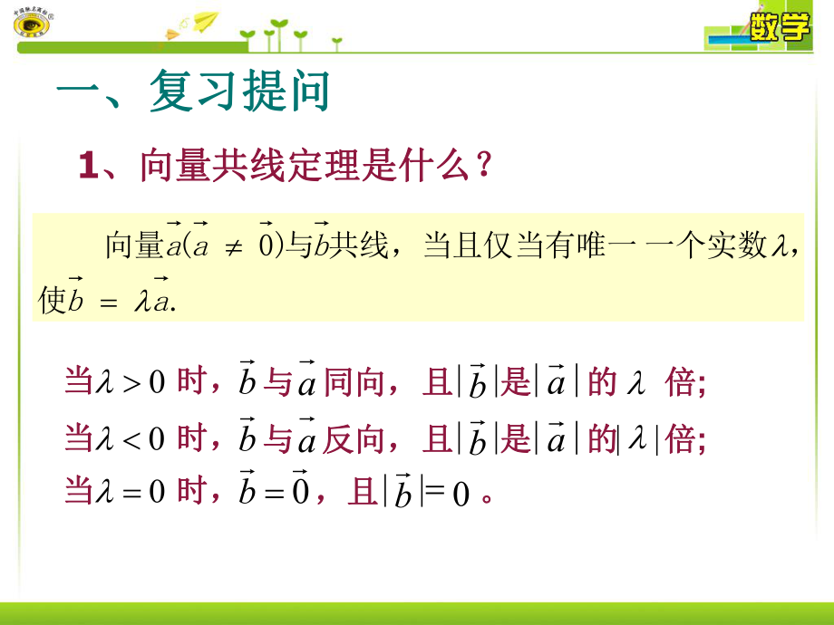 平面向量基本定理ppt课件.ppt_第2页