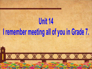 九年级英语全册_unit_14_i_remember_meeting_all_of_you_in_grade_7_section_a_2课件_（新版）人教新目标版.ppt