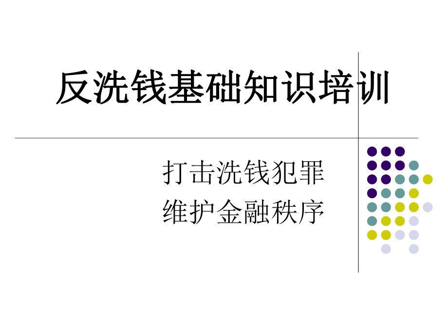 反洗钱基础知识培训PPT课件.ppt_第1页