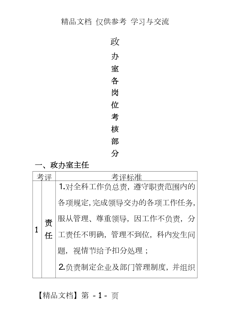 烟草专卖局考核办法岗位考核部分.doc_第2页