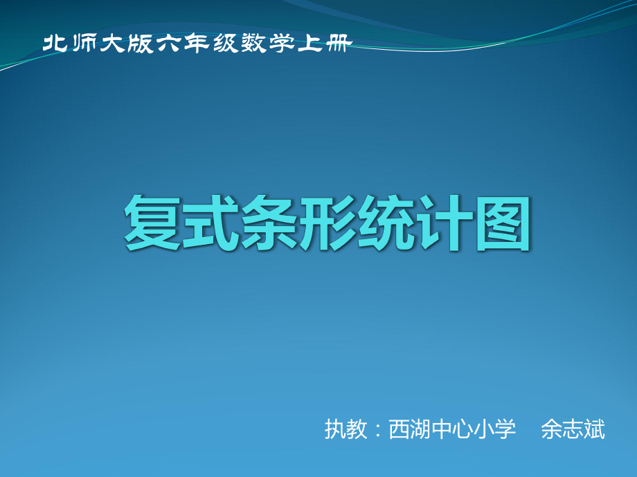 北师大版数学六年级上册《复式折线统计图》课件.pptx_第1页