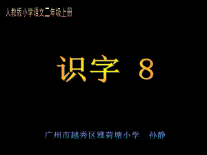 人教版小学语文二年级上册识字8(2).ppt