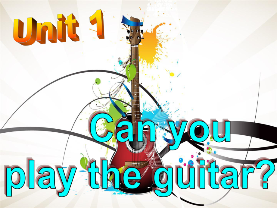 七年级英语下册Unit1Canyouplaytheguitar？SectionB2.ppt_第1页