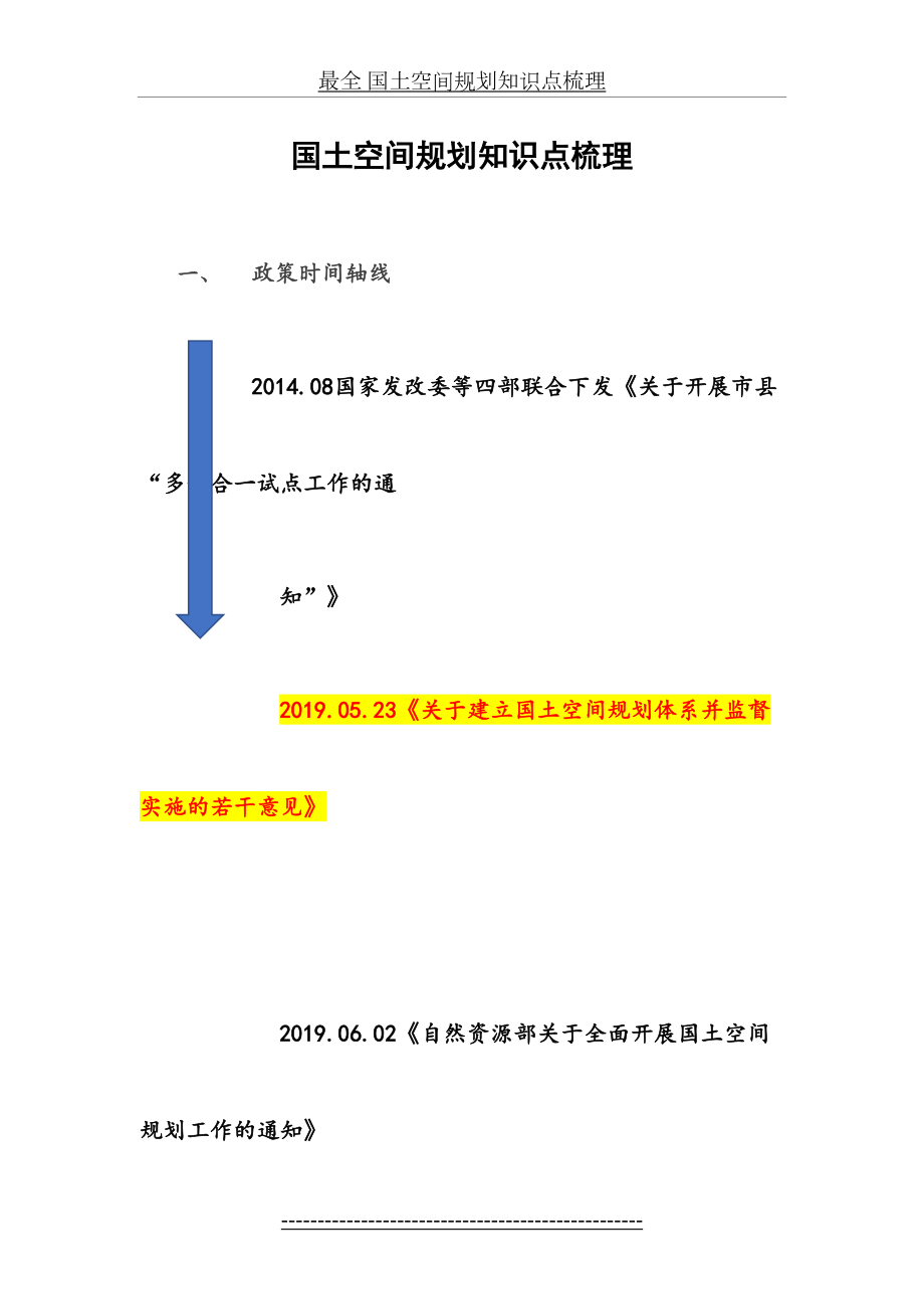 最全 国土空间规划知识点梳理.docx_第2页