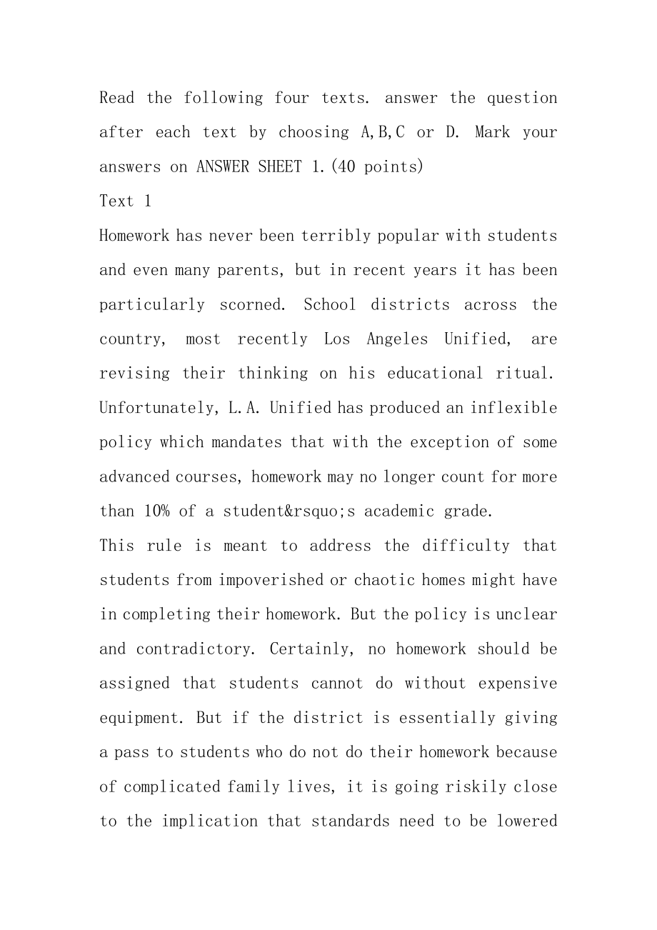 2022鄂尔多斯在职硕士备考-MBA英语第二套模拟题最新.docx_第2页