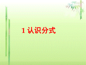 《1认识分式》课件1.ppt