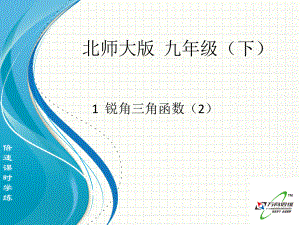 11锐角三角函数(第2课时)【倍速课时学练】课件.ppt