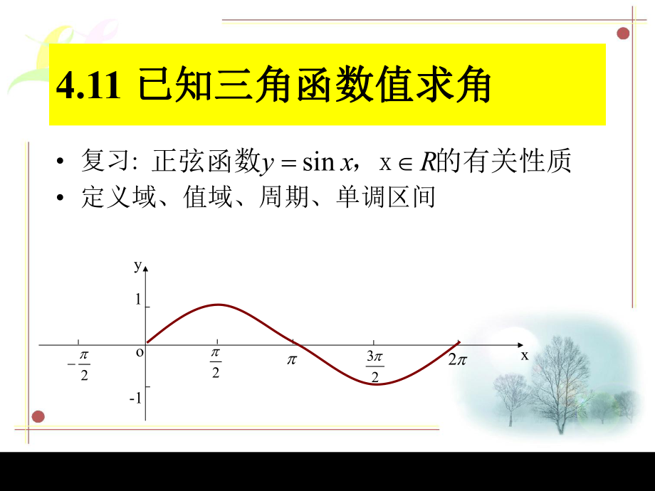 4111已知三角函数值求角.ppt_第2页