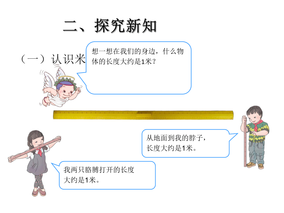 第二课时__认识米和厘米_人教版二年级数学上册第一单元.ppt_第2页