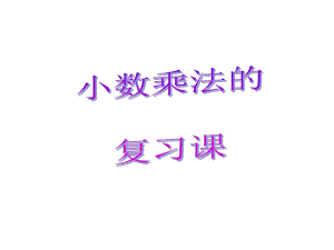 新课标人教版五年级上册《小数乘法》复习课件 (2).ppt