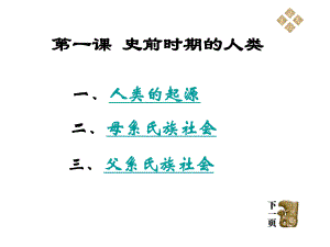 历史：11《史前时期的人类》课件（岳麓版九年级上）.ppt