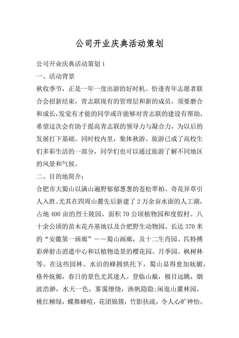 公司开业庆典活动策划范本.docx_第1页