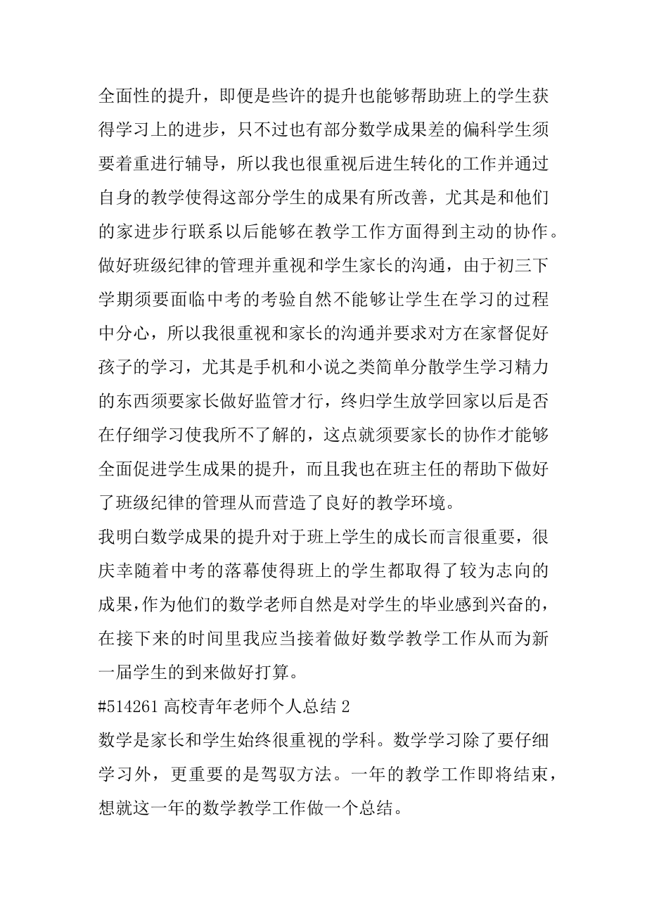 大学青年教师个人总结优质.docx_第2页