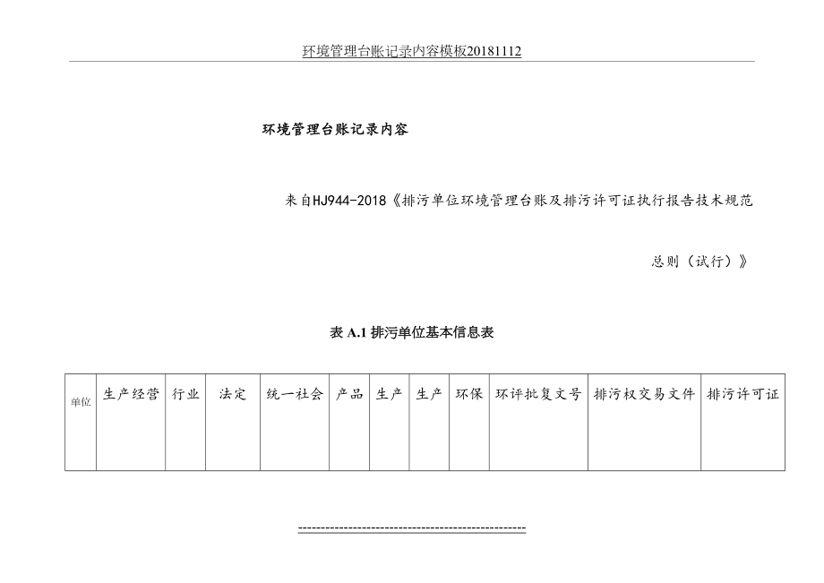 环境管理台账记录内容模板1112.docx_第2页