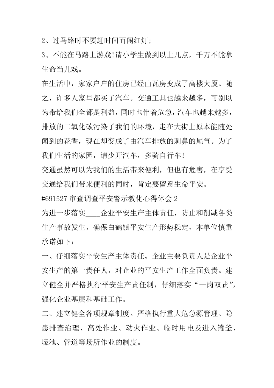 审查调查安全警示教育心得体会例文.docx_第2页