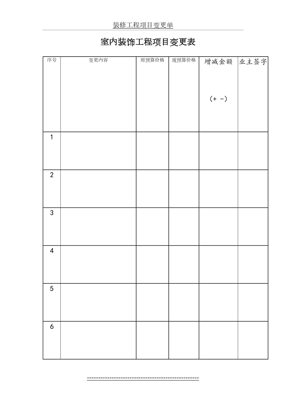 装修工程项目变更单.doc_第2页