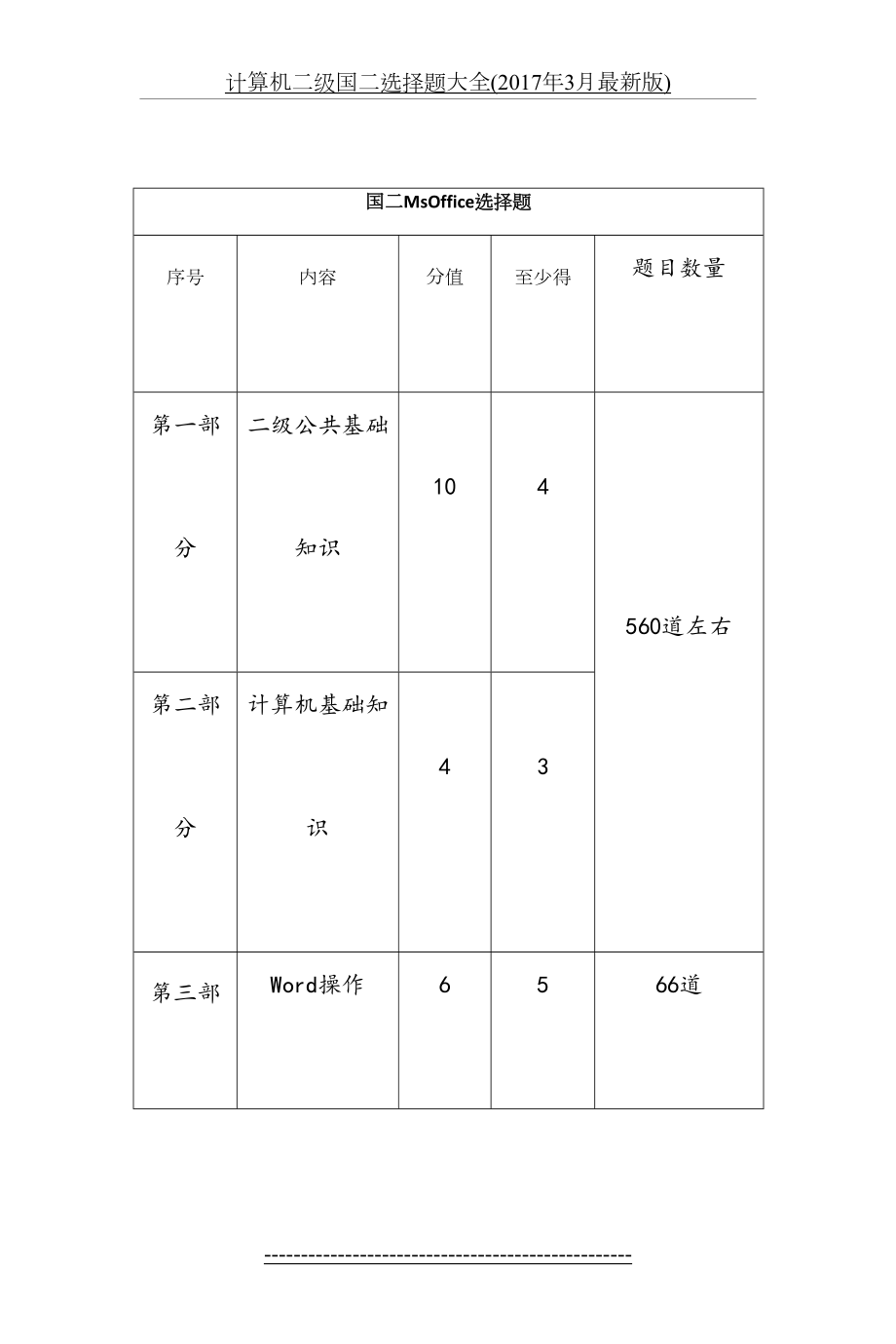 计算机二级国二选择题大全(3月最新版).docx_第2页