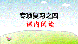 最新2019年部编版小学语文一年级下册期末专项复习之四课内阅读PPT课件.pptx