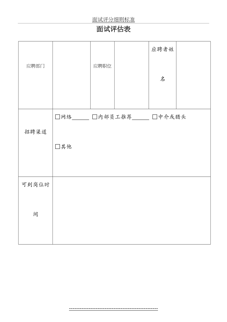 面试评分细则标准.doc_第2页