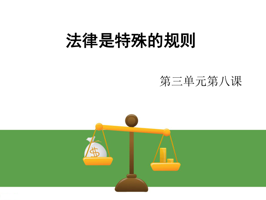 法律是特殊的规则.ppt_第1页