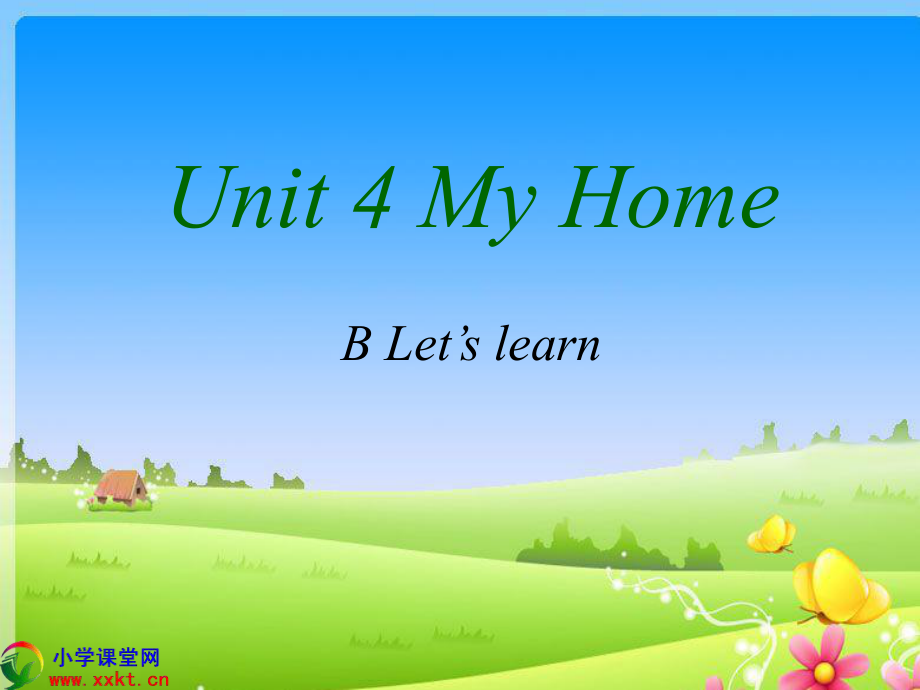 四年级英语上册《Unit4MyHome》PPT课件（人教PEP）.ppt_第1页