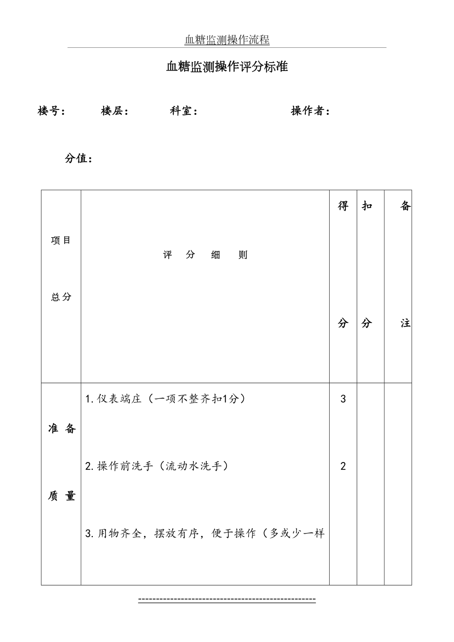 血糖监测操作流程.doc_第2页