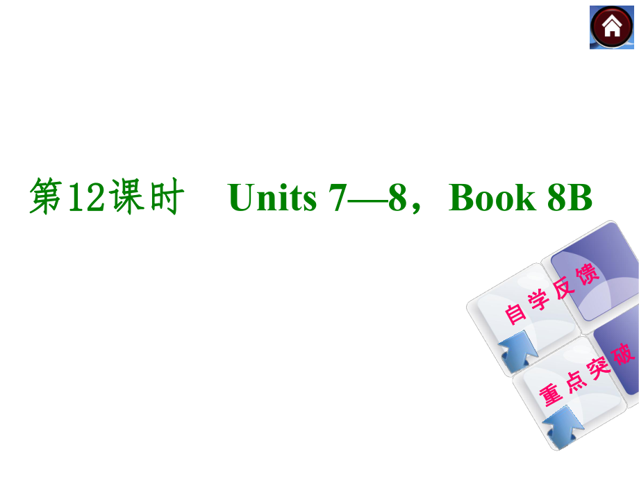 人教版中考英语教材复习课件第12课时（Units7-8Book8B）（29页）.ppt_第1页