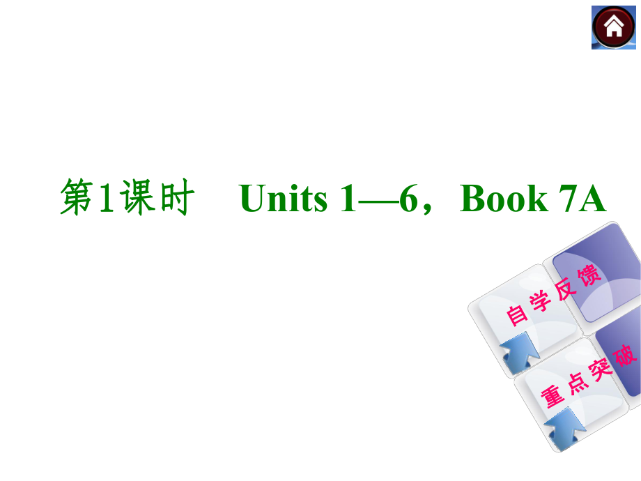 人教版中考英语教材复习课件第1课时（Units1-6,Book7A）（24页）.ppt_第1页