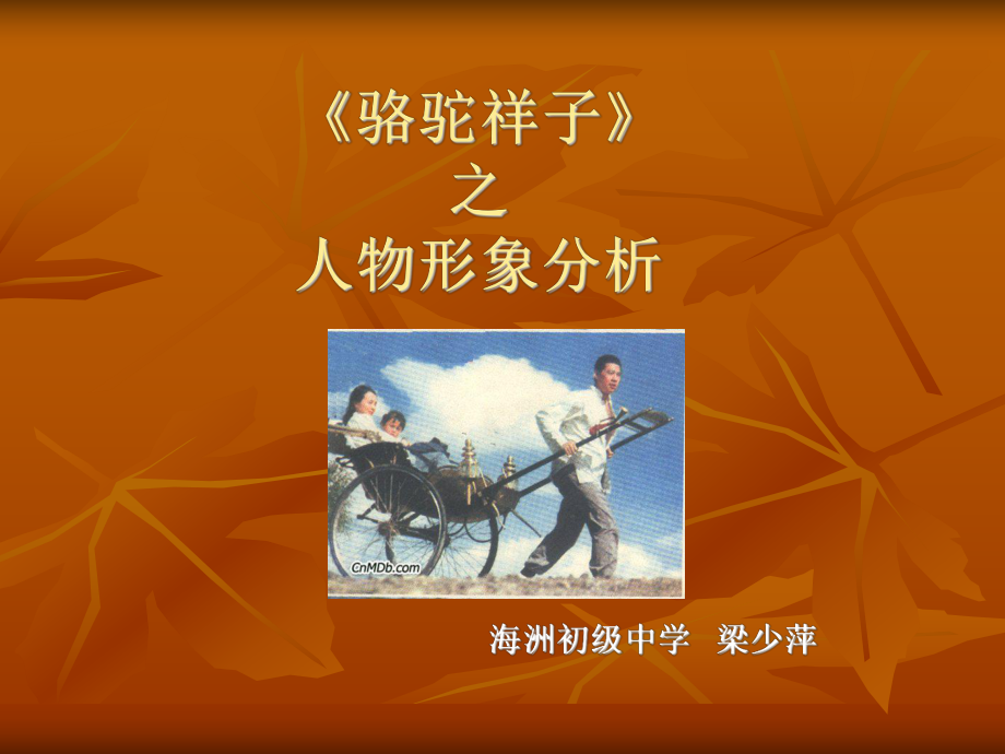 名著阅读《骆驼祥子》（1).ppt_第1页