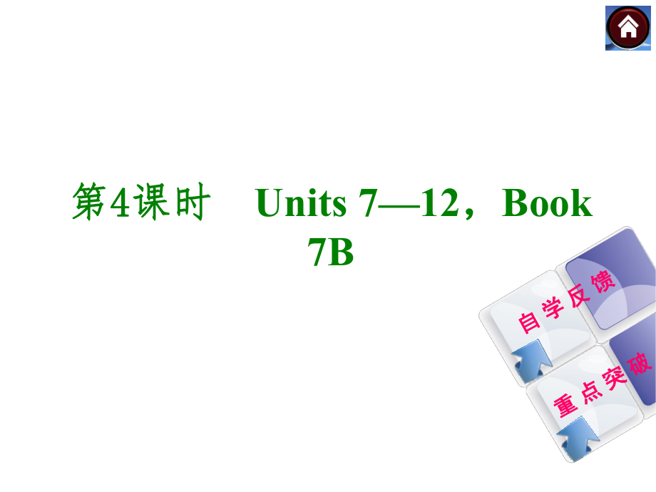 人教版中考英语教材复习课件第4课时（Units7-12,Book7B）（32页）.ppt_第1页