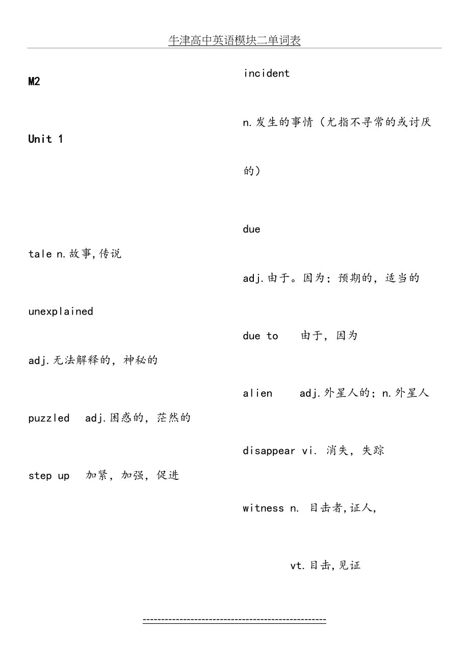 牛津高中英语模块二单词表.doc_第2页