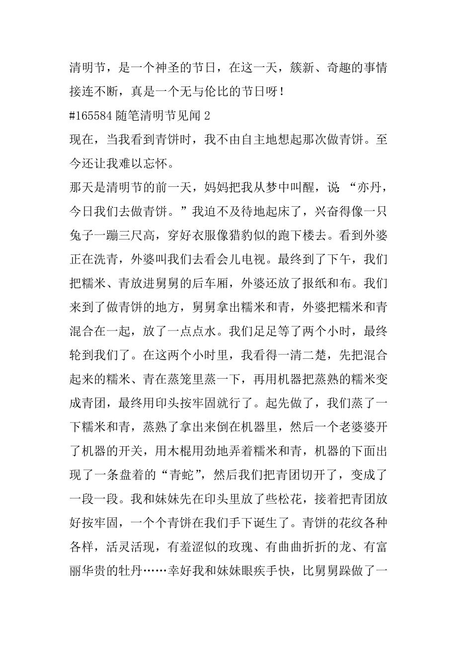 随笔清明节见闻汇总.docx_第2页