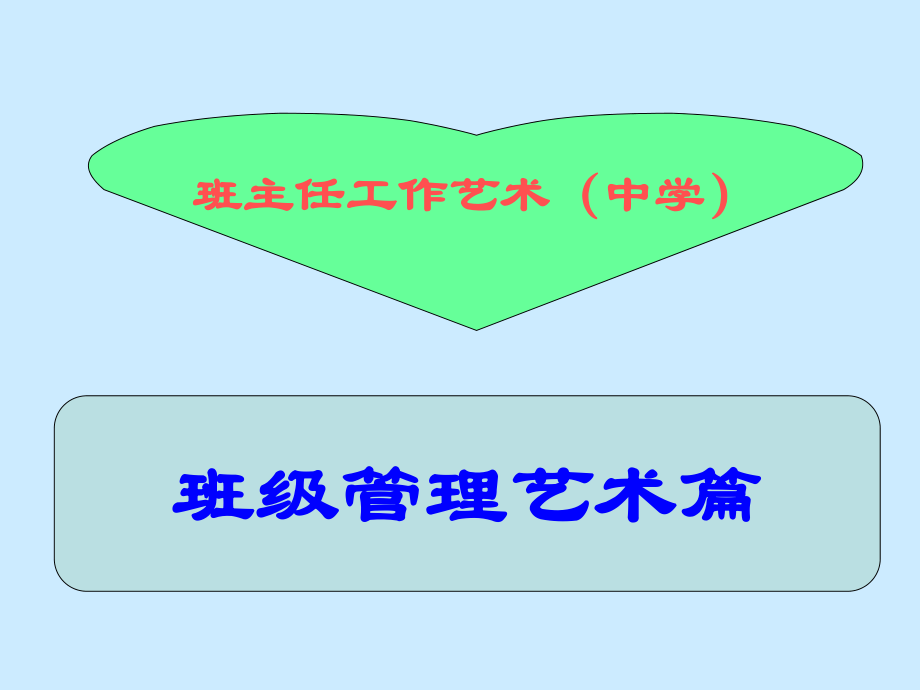 班级管理艺术.ppt_第1页