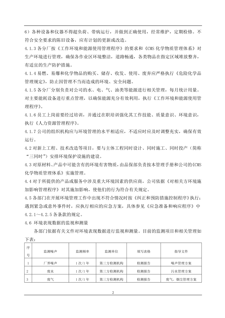 公司环境运行控制程序.doc_第2页