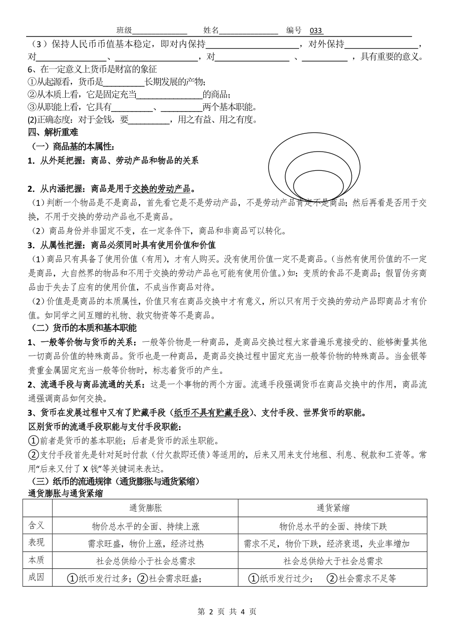 2014届经济生活第一课一轮复习导学案（教师）.doc_第2页