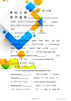 高考英语作文10大模版.doc