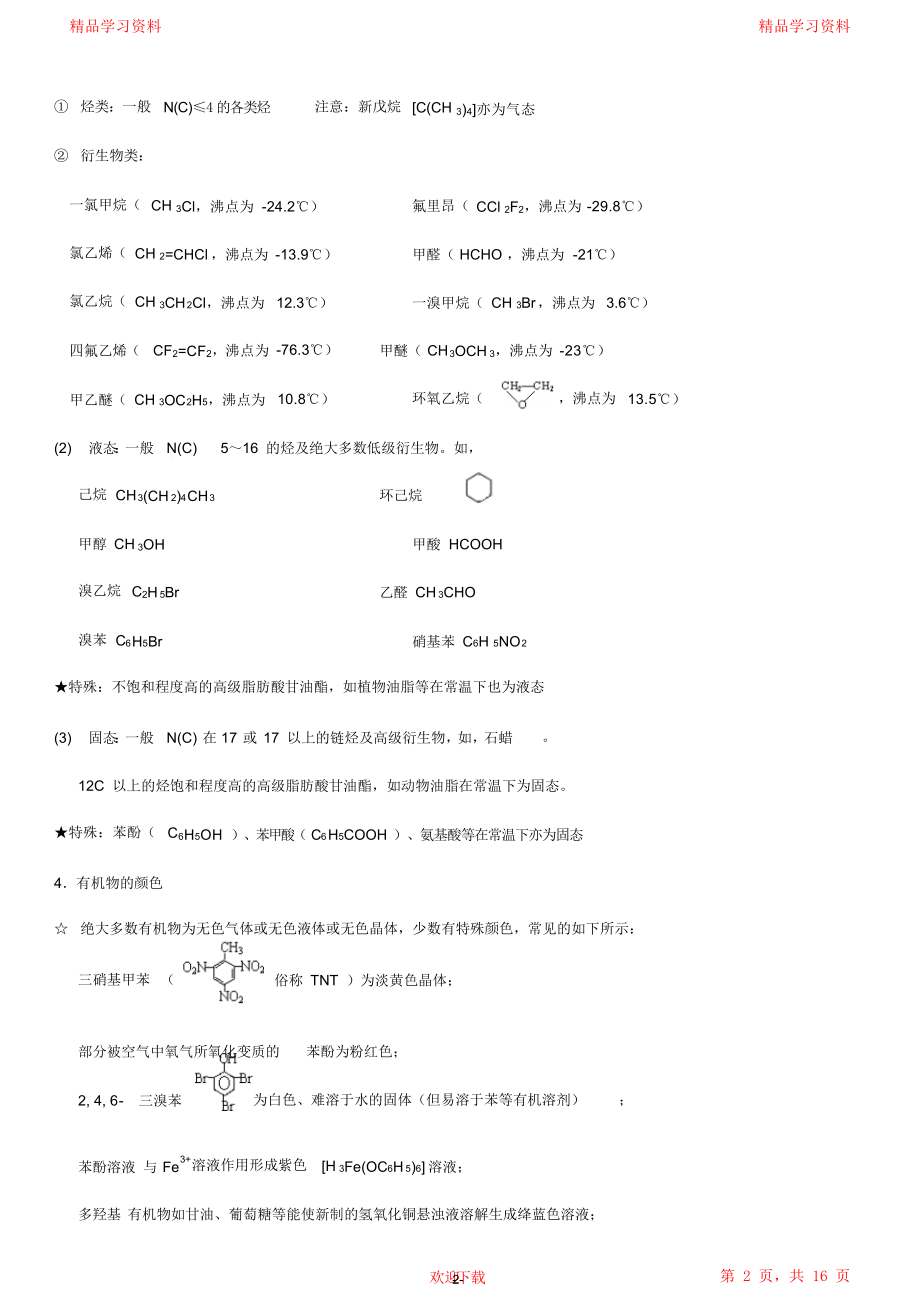 有机化学基础重点知识点整理.doc_第2页