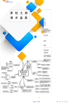 新课标高中生物全套思维导图和重点知识点总结归纳.doc