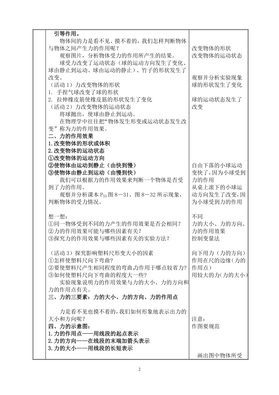 力力的作用是相互的（陈）.doc_第2页