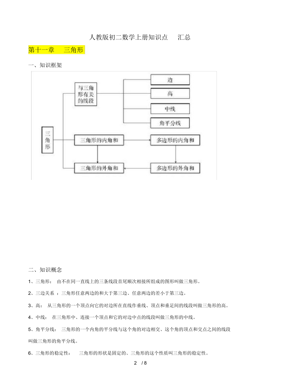 人教版初二数学上册知识点汇总.doc_第2页