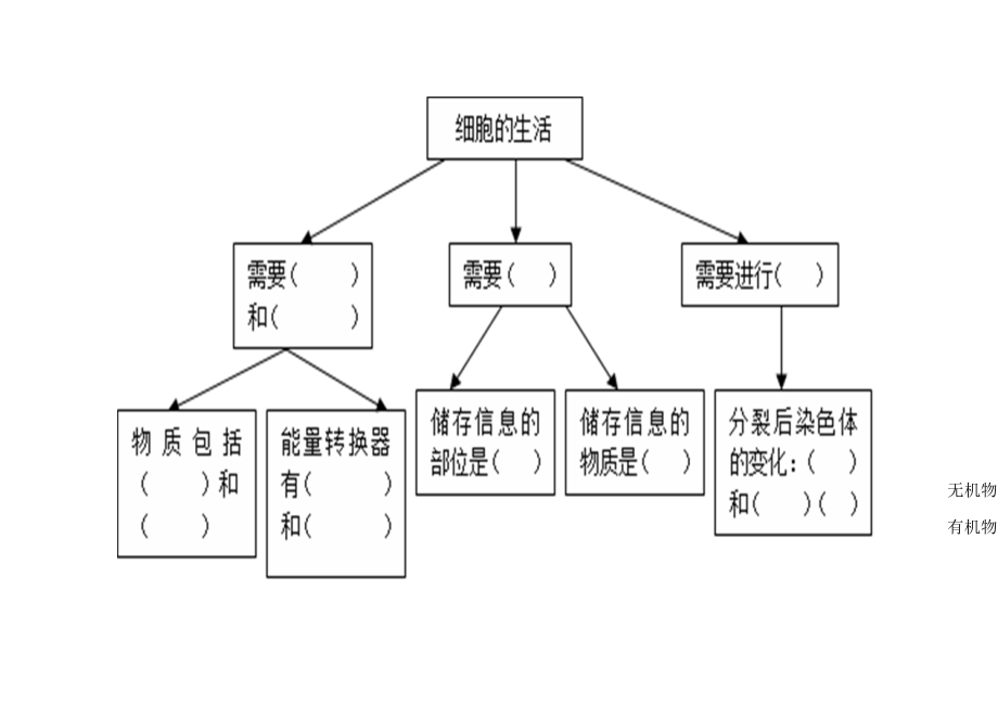 结构图（细胞的生活）.doc_第1页