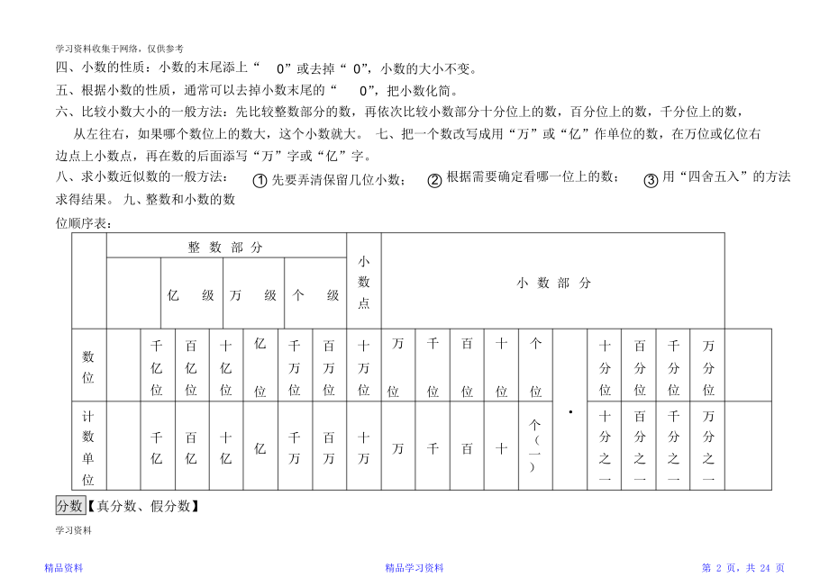 最新最全苏教版小学数学知识点总结精选(精华版).doc_第2页